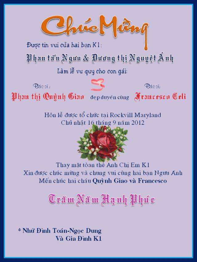 Thiep chuc mung cua Truong K1