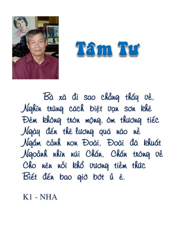 Bai tho Tam Tu - NHA