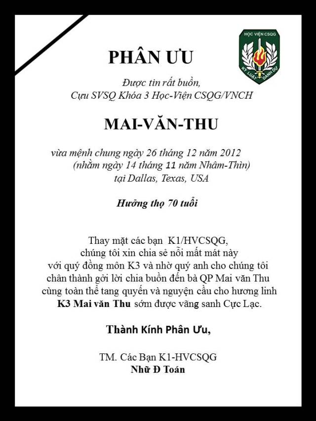 Phân uu K3 Mai van Thu