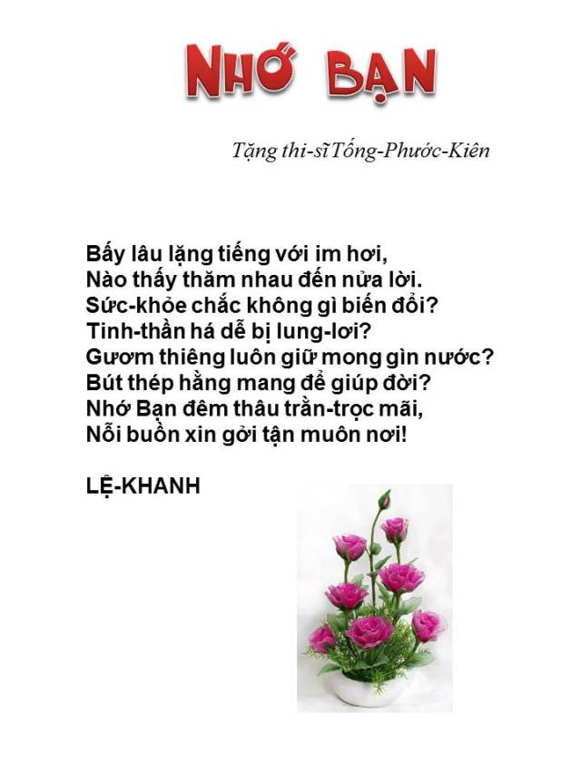 Nhớ Bạn_Lệ Khanh