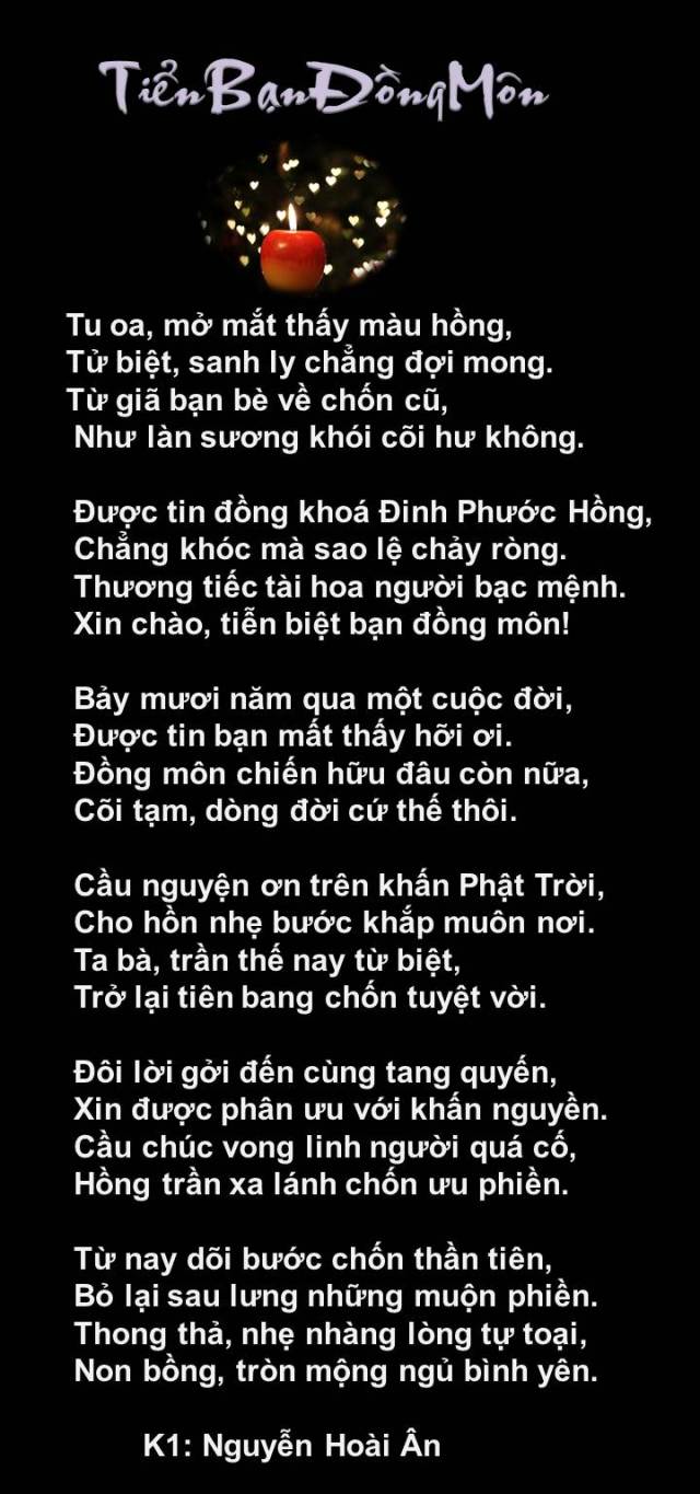 Tho Tiển bạn của NHA