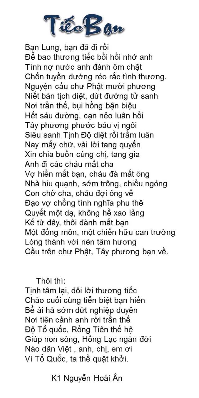 Tiếc bạn