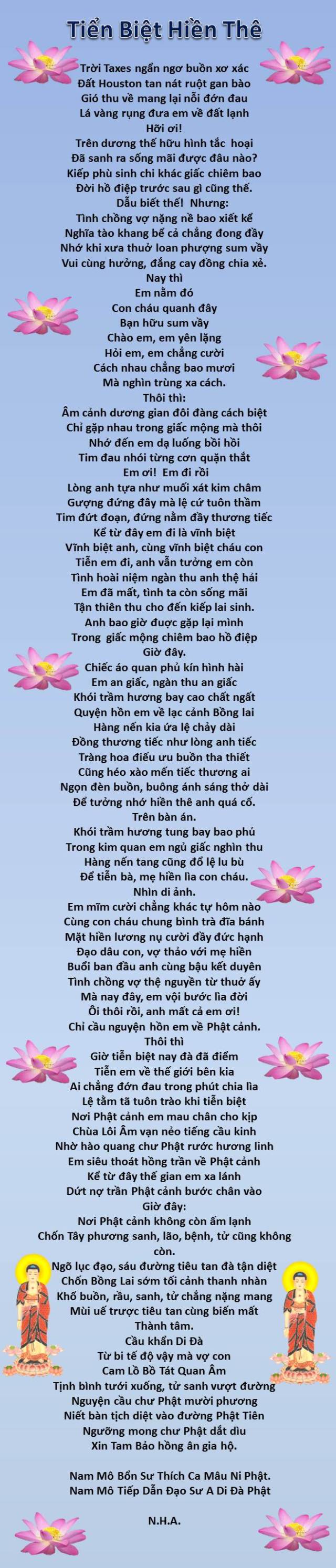Tiển Biệt Hiền Thê