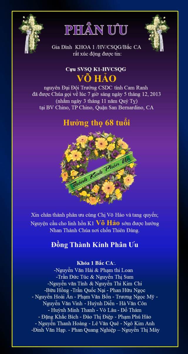 Phan uu Vo Hao _ Bac CA