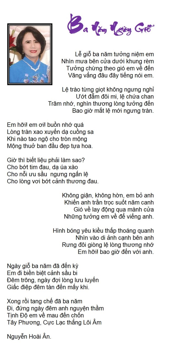 Ba nam ngày giỗ_ Phương Trúc