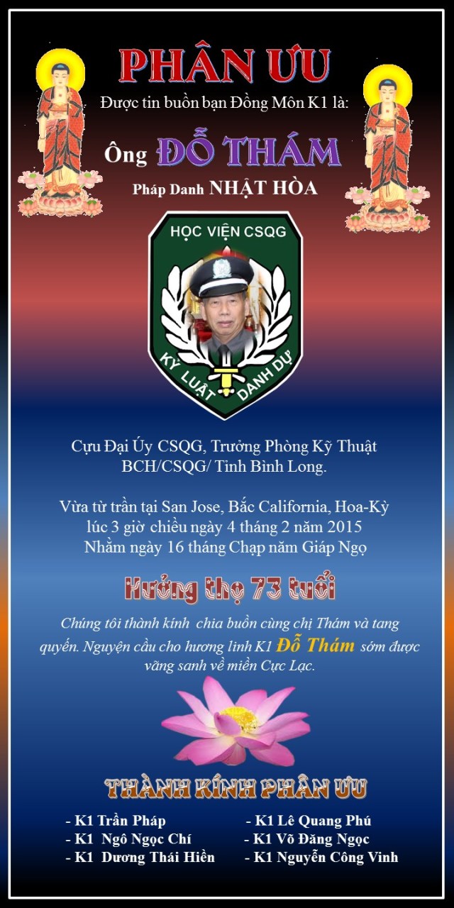 Phân Ưu _cac bạn Tran Pháp...